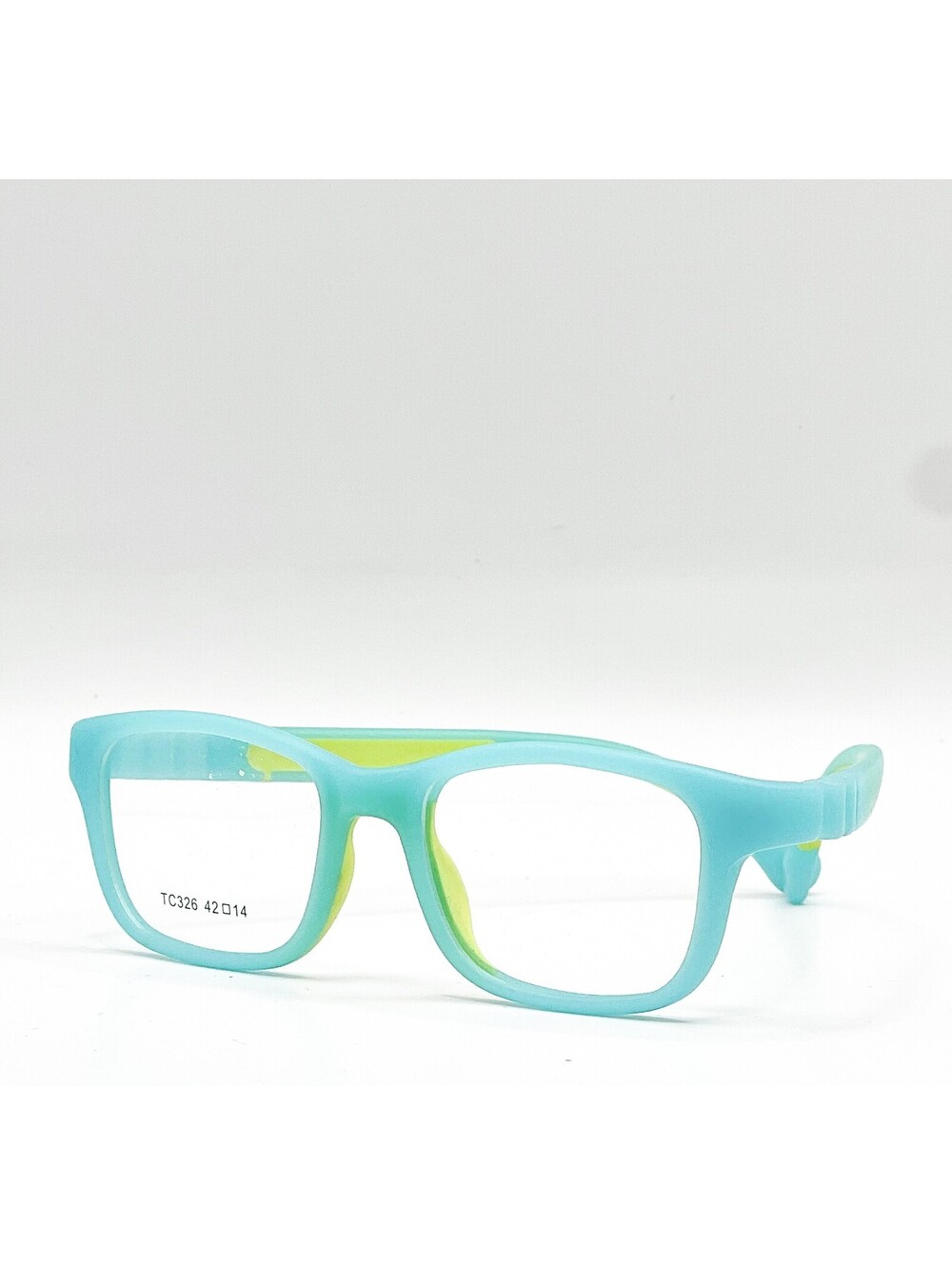 Tc 326 Teal Yellow C7 Authentic Eyeglasses 42-14-110